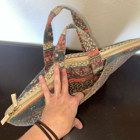 Multicolor Kinmac Boho Laptop Bag - Picture 5 of 8